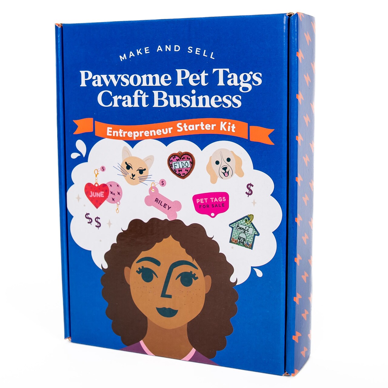 DIY Make & Sell Pawsome Pet Tags Craft Business - Entrepreneur Starter Kit, Kids Girls Tweens Ages 7+